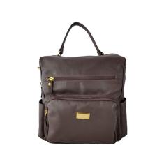 Mochila Bolsa Topgrife Couro Marrom