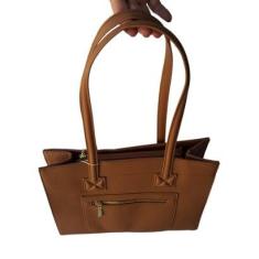 Bolsa feminina  marron claro Pavão de Ouro-Feminino