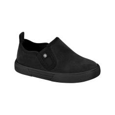 Tênis Infantil Baby Masculino Slip On Preto Molekinho 2136.161-Masculino