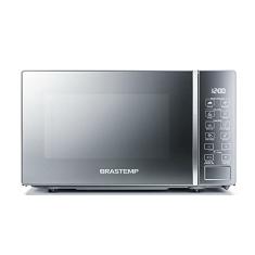 Micro-ondas Brastemp 20 Litros cor Inox Espelhado com Funções Pré-preparo - BMS20AR 220V