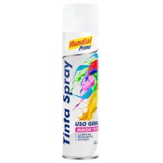 Tinta Spray 400ml Uso Geral Branco Fosco Mundial Prime