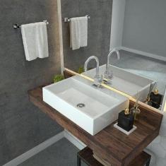 Kit Cuba Rt55 com Válvula Click 1 Polegada B e Sifão Pvc e Flexível Compace Branca