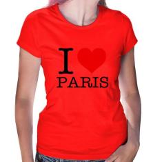 Baby Look I Love Paris - Foca Na Moda