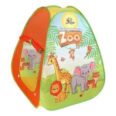 Barraca Infantil Dobrável Casinha Toca Bichinhos Divertida
