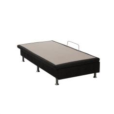 Base Baú Physical Solteiro 88x188x25cm Ortobom Preto