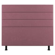 Cabeceira Cama Box Casal King Size Malik 195cm Suede Rosé - Abmaza