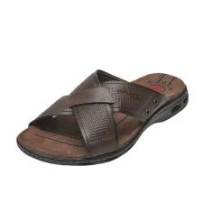 Chinelo Couro Pegada Masculino Slide On 130683