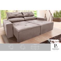 Sofá Reclinável Retrátil com Molas 2 lugares 1,50m - Pepinelli Decor, 