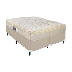 Cama Box King + Colchão Portobel De Mola Arezzo Gold Light