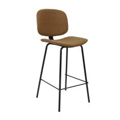 Banqueta Barueri com Encosto Marrom