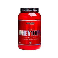 Whey Protein Super Whey 100 Pure 907G Morango - Integralmedica - Integ