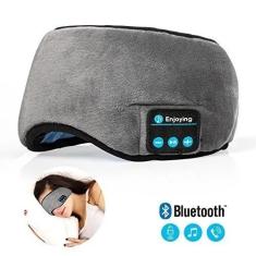 Mascara de Dormir Bluetooth com Fone de Ouvido Tapa Olho Sono Tranquilo Musica