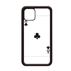 Capa com estampa de cartas Club A para iPhone 12 Pro Max para Apple Mini Mobile Case