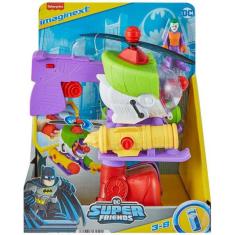 Boneco - Coringa e Robo - Helicoptero De Batalha - HMV09 MATTEL