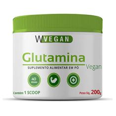 W Vegan Glutamina 200G Sem Sabor Wvegan Vegano