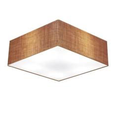Plafon Quadrado Md-3002 C pula Em Tecido 15/50x50cm Palha - B
