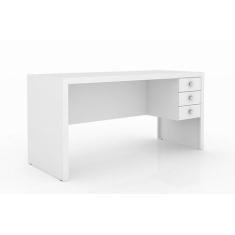 Mesa Para Home Office 155cm Me4113 Branco - Tecno Mobili