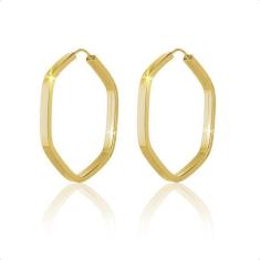 Brinco Argola Ouro 18k Infantil 2º Furo 13mm - Paulistana Joias