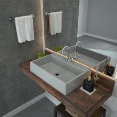 Kit Cuba Rt55 com Torneira 1198 Metal e Válvula 1 Polegada e Sifão Cro