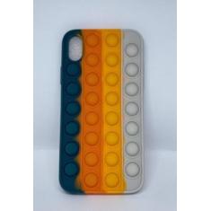 Capinha Compatível Com iPhone Pop It Anti Stress Fidget Toy - Caps Pri