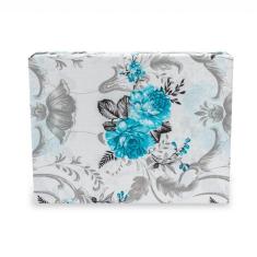 Lençol Solteiro Estampado de Cima c/ Bainha  Percal 180 Fios - Dryka E