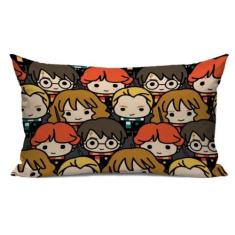 Jogo de Lençol Queen Temático Harry Potter 02 Fronhas Estampada e 01 L