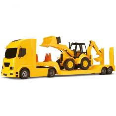 Caminhão Pollux Construção Com Escavadeira - Silmar