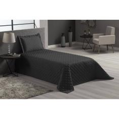 Kit jogo de cama preto solteiro 3 peças luxo veneza