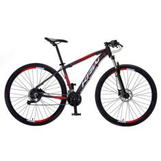 Bicicleta Aro 29 KRW Traction Alumínio Shimano Altus 24 Vel Hidráulico Suspensão c/ trava SX19-Unissex