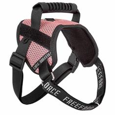 Peitoral para Cães Freefaro Force Flat Rose Alça Superior como Auxiliadora