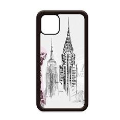 Capa I Love New York America Country City para iPhone 12 Pro Max para Apple Mini Mobile Case Shell