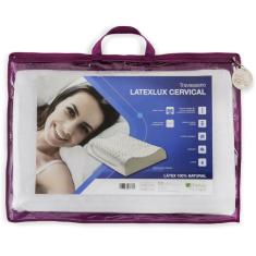 Travesseiro Cervical de Látex Contour Latexlux Copespuma 