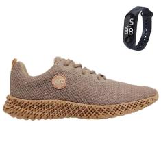 Tênis Feminino Para Academia Esporte Caminhada ASC Com Relógio-Feminino