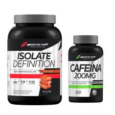 KIT ISOLATE DEFINITION 900G + CAFEÍNA 200MG 30 CAPS BODY ACTION-Unissex