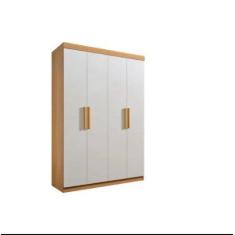 Guarda Roupa Colibri Solteiro 4 Portas 3 Gavetas D Doro - D'doro , cin