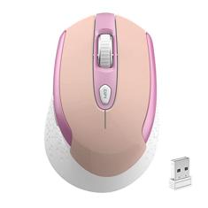 RaceGT Mouse sem fio - 2,4 G silencioso sem fio para laptop, desktop, MacBook, PC - 6 botões, 3 DPI ajustáveis