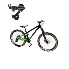Bicicleta Vikingx Aro 26 Tuff 44 Cambio Shimano Traseiro 24v Aluminio 