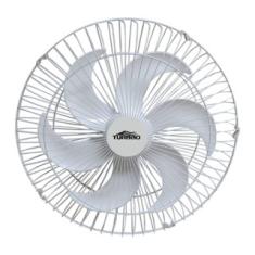 Ventilador Parede 50cm Turbão 6 Pás Oscilante Branco Bivolt Voltagem: Bivolt