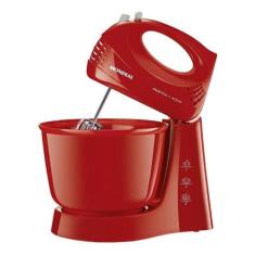 Batedeira Com Pedestal Mondial Prática B-44 Vermelha 220V, Vermelho, 2