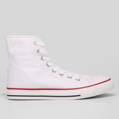 Tênis Cano Médio Street Star Canvas Hi Masculino, Branco, 41