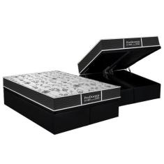 Cama Box Baú Queen: Colchão Molas Bonnel Probel Prolastic ProDormir Sl