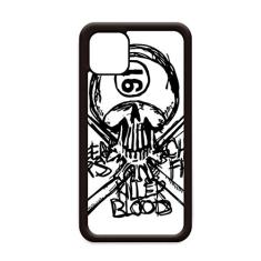 Número 16 Ninja Espada de esqueleto preta para iPhone 12 Pro Max Capa para Apple Mini Mobile Case