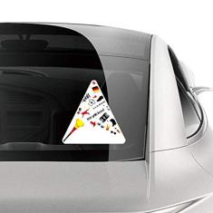 DIYthinker Adesivo de carro com bandeira de futebol da Alemanha com estampa de cultura; decalque de bagagem