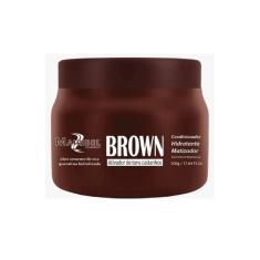 Mascara Matizadora Cabelo Castanho Brown 250G Mairibel