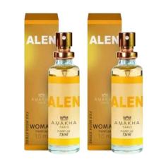 Kit 2 Perfume Feminino Alen Amakha Paris Bolsa Bolso