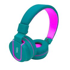 OEX Fone de ouvido com microfone dobravel Teen Fluor HS107 - Turquesa e Rosa