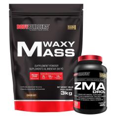 Kit Hipercalórico Waxy Mass 3kg + Zma Drol 120 caps - Bodybuilders-Unissex