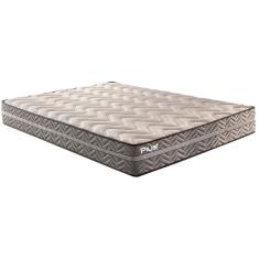 Colchão Espuma Pasquale Plus Euro Pillow Gray Viúva 128x188cm D45 Cinza Paropas