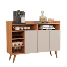 Buffet Celta Nature/Off White – Germai Móveis