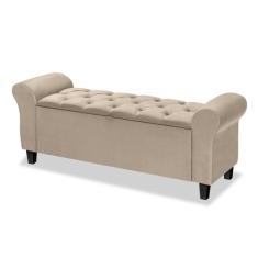 Divã Recamier Estofado Capitonê 1.30 Para Cama de Casal Dubai Várias C